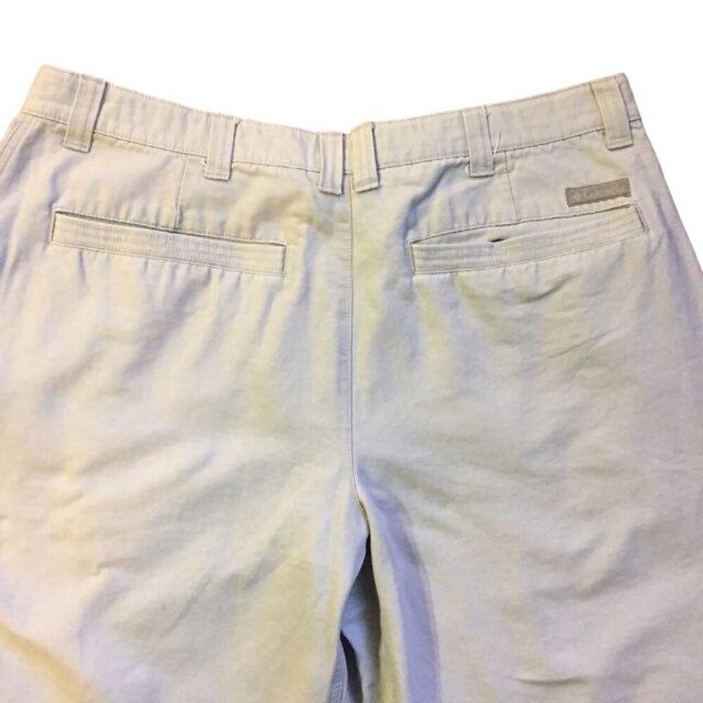 Columbia Tan Casual Shorts Mens 38 Used Outdoor Hiking - Picture 5 of 14